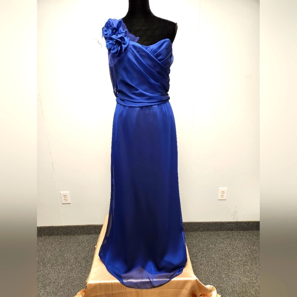 Jim Hjelm Blue Gown - Picture 1 of 12